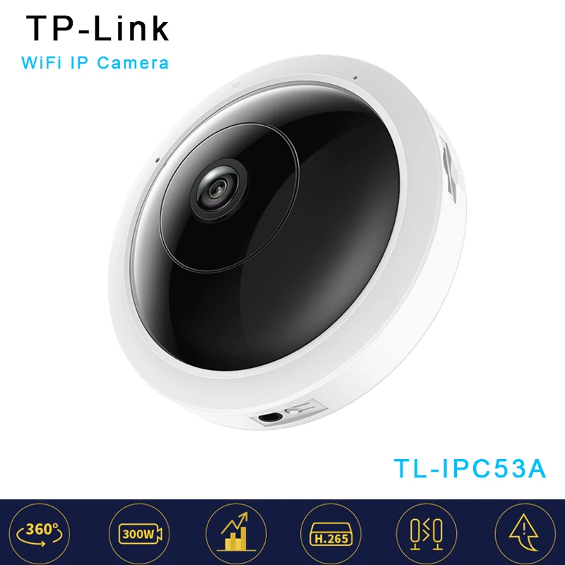 TP-Link Network WiFi IP Camera 1.1mm 300W CMOS H.265 360 Full View Wireless Camera ICR Indoor CCTV Camera for IOS Android PC 
TP-Link Network WiFi IP Camera 1.1mm 300W CMOS H.265 360 Full View Wireless Camera ICR Indoor CCTV Camera for IOS Android PC