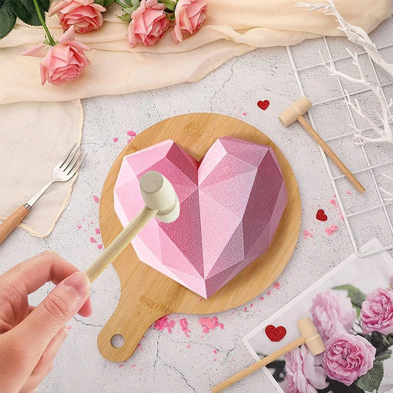 3D Diamond Love Heart Shape Silicone Molds for pastry Baking Sponge Chiffon Mousse/Chocolate Cakes Mould For Birthday
3D Diamond Love Heart Shape Silicone Molds for pastry Baking Sponge Chiffon Mousse/Chocolate Cakes Mould For Birthday