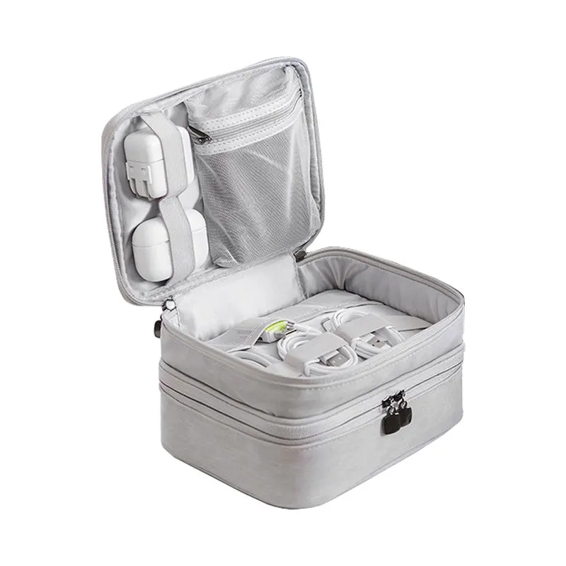 Women's Large Cosmetic Bag Portable Digital Bags Organizer USB Gadgets Cables Wires Charger Power Bank Makeup Storage Bag
Women's Large Cosmetic Bag Portable Digital Bags Organizer USB Gadgets Cables Wires Charger Power Bank Makeup Storage Bag