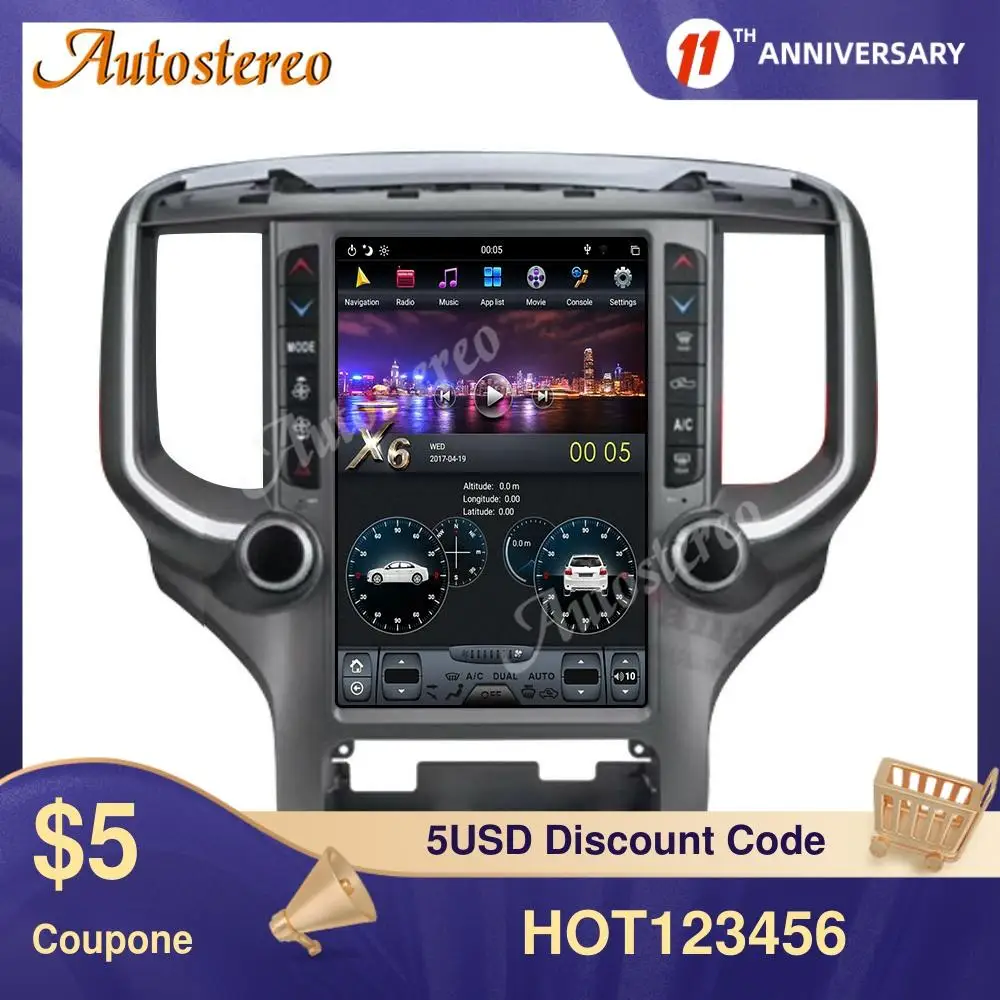 Android 9.0 128G For Dodge RAM 2018-2020 Vertical Screen Tesla Radio Car GPS Navigation Tape Recorder Auto Stereo Head Unit IPS
Android 9.0 128G For Dodge RAM 2018-2020 Vertical Screen Tesla Radio Car GPS Navigation Tape Recorder Auto Stereo Head Unit IPS