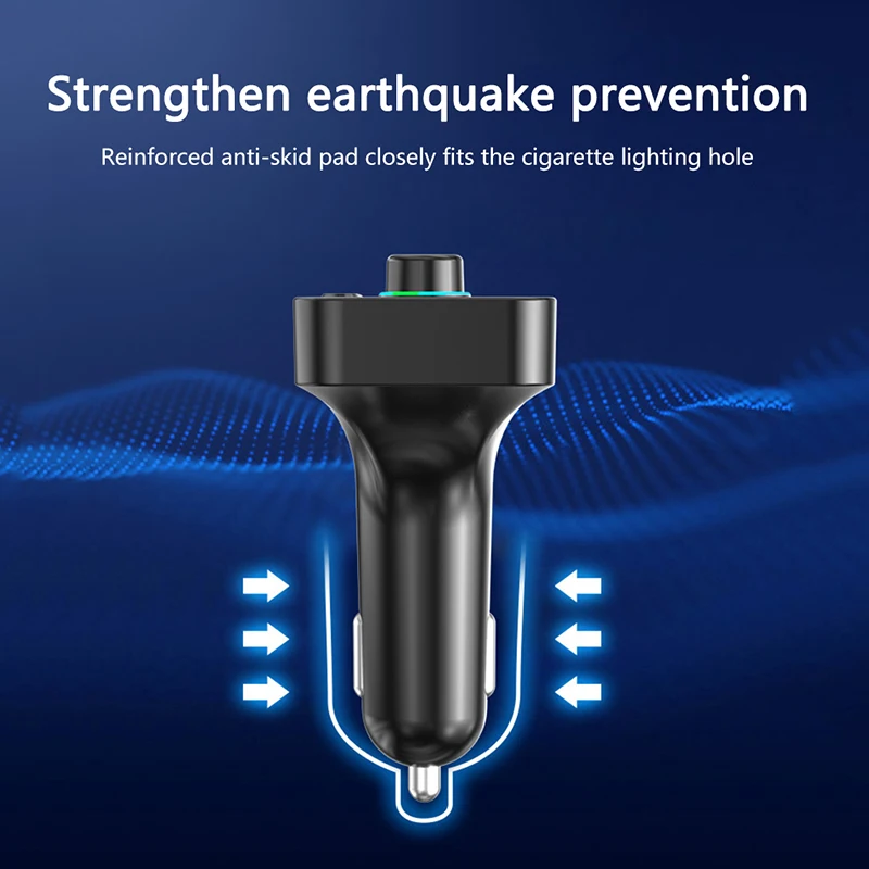 Bluetooth 5.0 Car FM Transmitter MP3 Player Wireless Handsfree Car Kit Receiver Adapter USB/PD Port with Charging Function
Bluetooth 5.0 Car FM Transmitter MP3 Player Wireless Handsfree Car Kit Receiver Adapter USB/PD Port with Charging Function