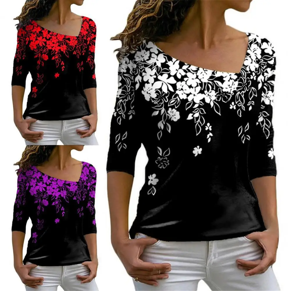 Skin-friendly Popular Long Sleeve All Match Blouse Pullover Women Slim Top Flower Pattern for School
Skin-friendly Popular Long Sleeve All Match Blouse Pullover Women Slim Top Flower Pattern for School
