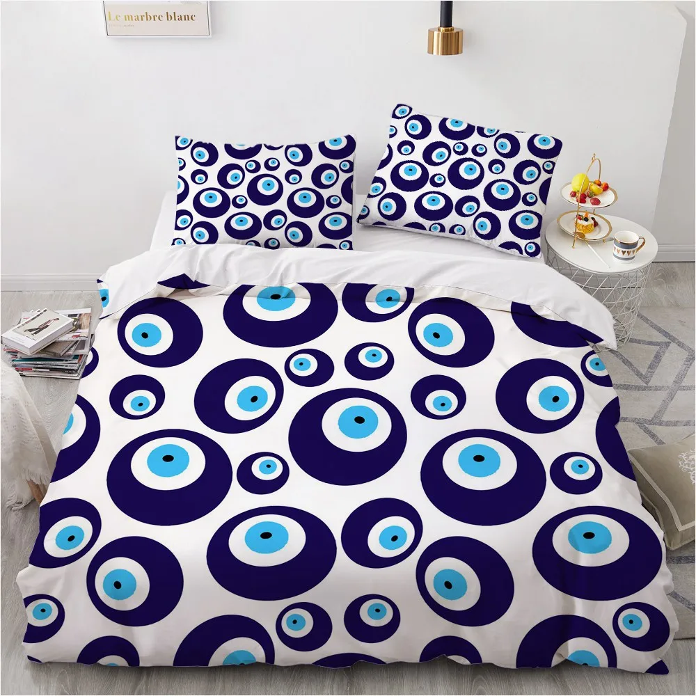 3D Evil Eye Beddings Custom Design Modern Duvet Cover Sets White Bed Pillow Sham 200*230cm Twin Double King Queen Size
3D Evil Eye Beddings Custom Design Modern Duvet Cover Sets White Bed Pillow Sham 200*230cm Twin Double King Queen Size