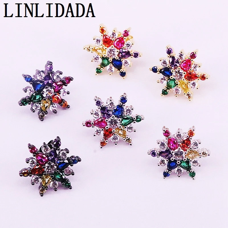 5Pair Colorful CZ Zircon Micro Pave Fashion sparkling Earrings Studs for Women Mix Color Jewellry
5Pair Colorful CZ Zircon Micro Pave Fashion sparkling Earrings Studs for Women Mix Color Jewellry