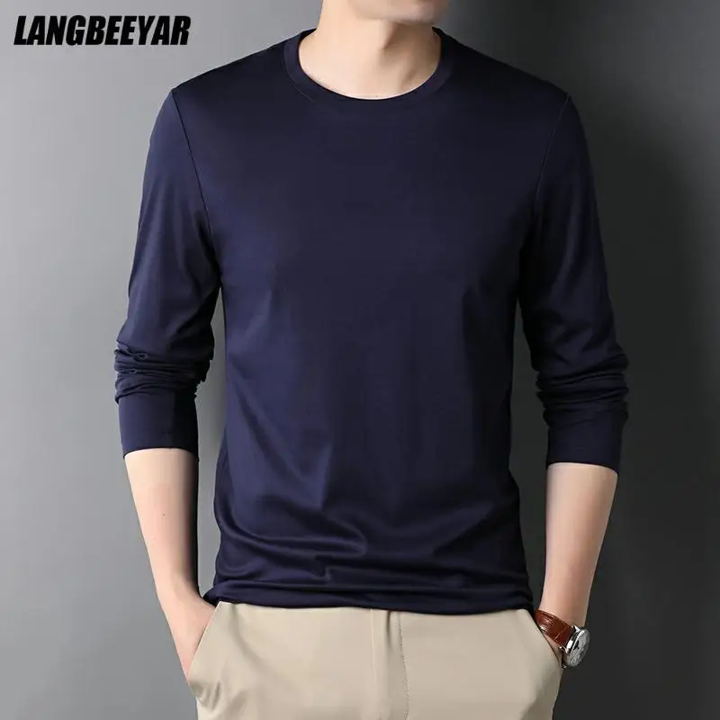 Top Grade New Fashion Brand Round Neck Solid Color Plain Soft 100 % Cotton t Shirt Men Long Sleeve Tops Casual Mens Clothes 2021
Top Grade New Fashion Brand Round Neck Solid Color Plain Soft 100 % Cotton t Shirt Men Long Sleeve Tops Casual Mens Clothes 2021