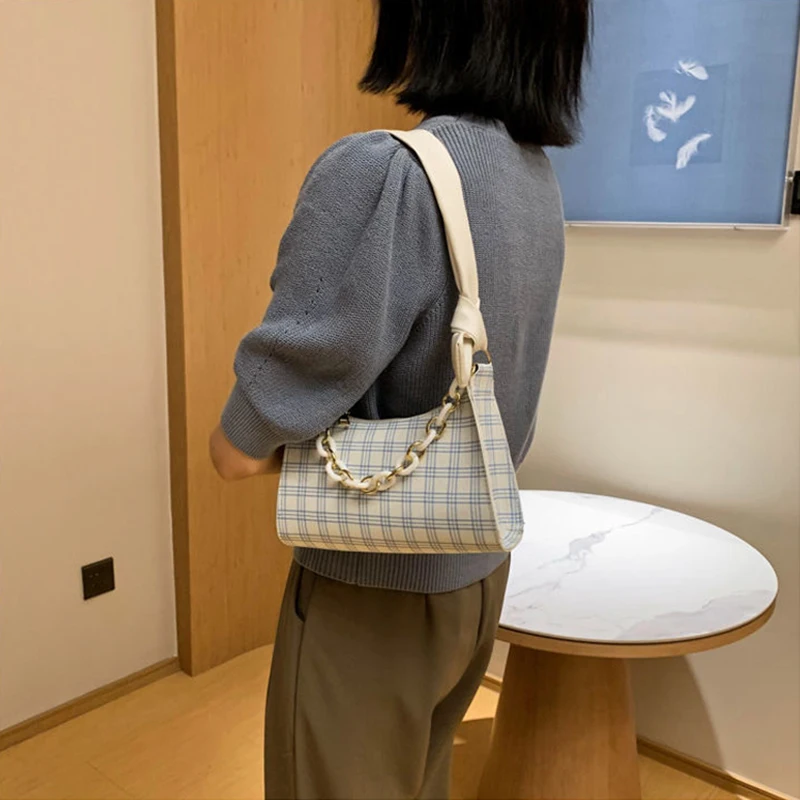 Messenger Handbags Fashion Plaid Pattern Women Shoulder Bags Chain New PU Leather Casual Solid Crossbody Bags For Women Bolsas
Messenger Handbags Fashion Plaid Pattern Women Shoulder Bags Chain New PU Leather Casual Solid Crossbody Bags For Women Bolsas