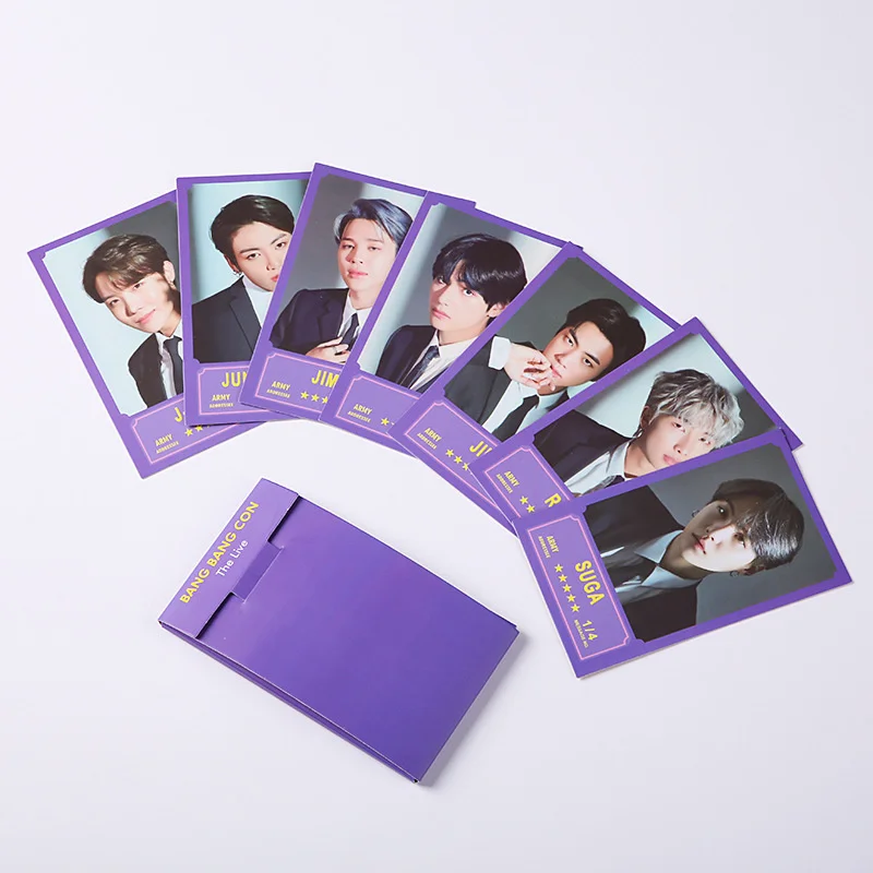 KPOP Bangtan Boys BANGBANG CON PhotoCard New WeeklyCard LOMOcard K-POP JK V JIN RM Fan Favorites Korea Group Thank You Card
KPOP Bangtan Boys BANGBANG CON PhotoCard New WeeklyCard LOMOcard K-POP JK V JIN RM Fan Favorites Korea Group Thank You Card