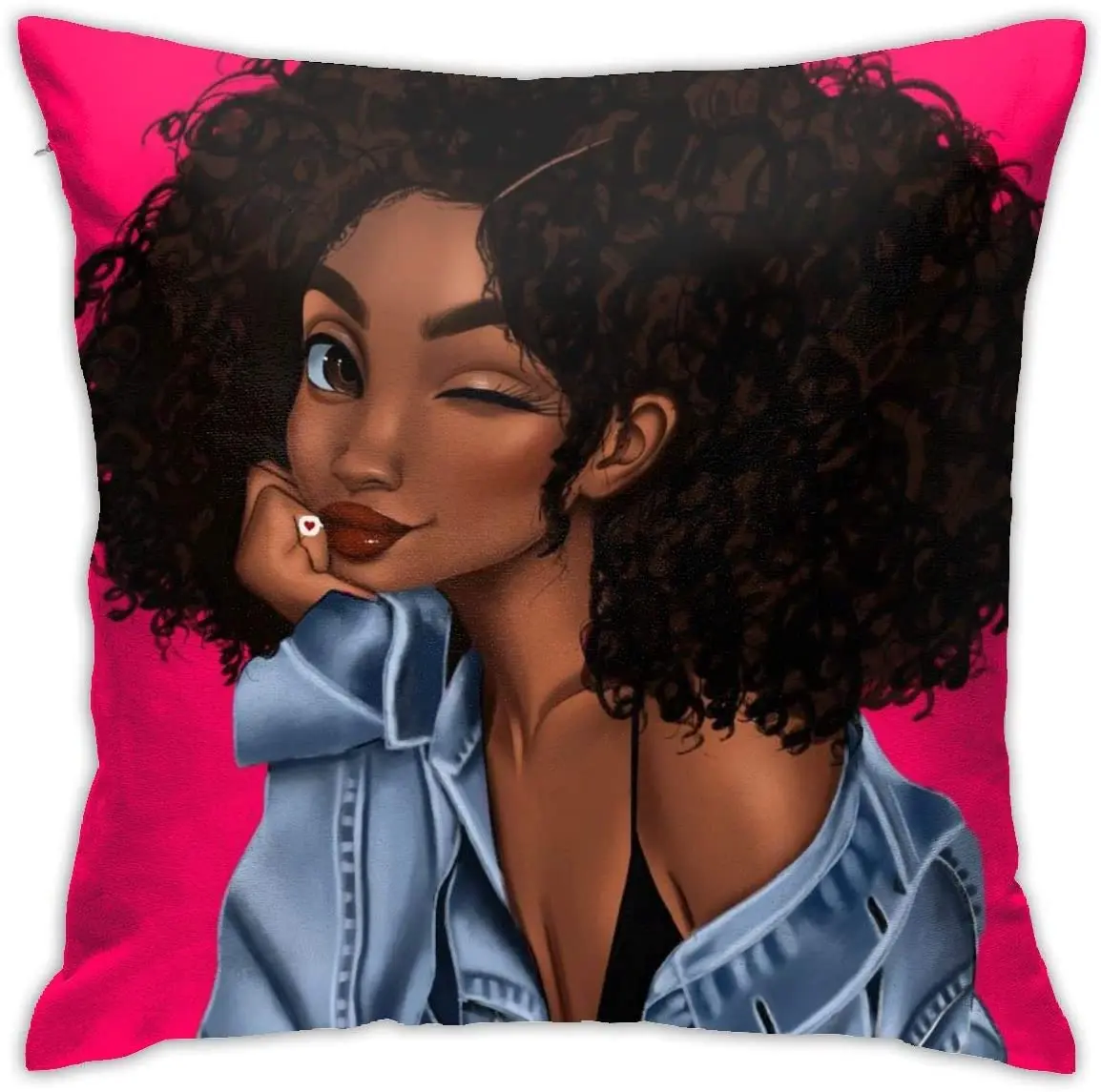 Yaateeh American Black Girl Throw Pillow Covers Decorative Pillowcase Square Cushion Cases for Home Sofa Bedroom Livingroom
Yaateeh American Black Girl Throw Pillow Covers Decorative Pillowcase Square Cushion Cases for Home Sofa Bedroom Livingroom