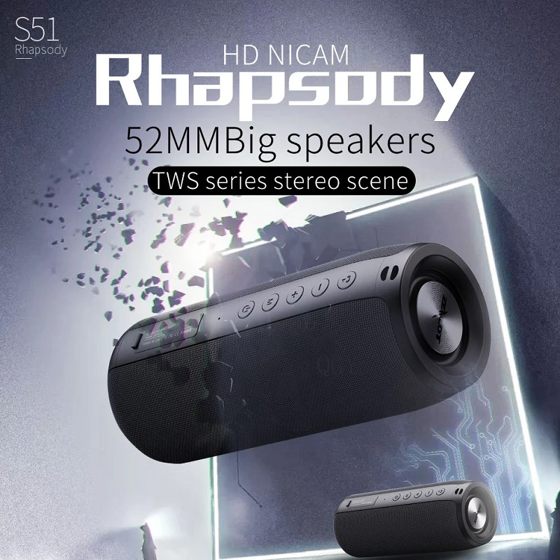 Портативная Bluetooth-Колонка ZEALOT S51 TWS с поддержкой TF, USB-флеш-накопителя
Портативная Bluetooth-Колонка ZEALOT S51 TWS с поддержкой TF, USB-флеш-накопителя