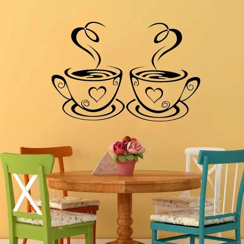 Black Coffee Cups Wall Art Stickers PVC Coffee Sticker For Kitchen Cafe DIY Restaurant Decoration Decal O8G7
Black Coffee Cups Wall Art Stickers PVC Coffee Sticker For Kitchen Cafe DIY Restaurant Decoration Decal O8G7