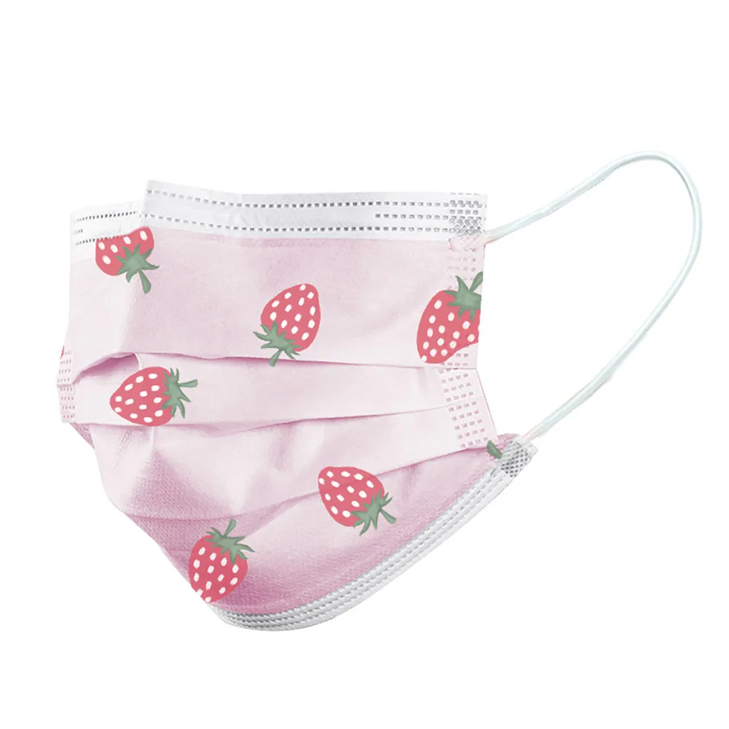 Mascarillas 50pc Child Strawberry Pattern Breathable Face Mask Denta Industrial 3-layer Windproof Fashion Cycling Masque
Mascarillas 50pc Child Strawberry Pattern Breathable Face Mask Denta Industrial 3-layer Windproof Fashion Cycling Masque
