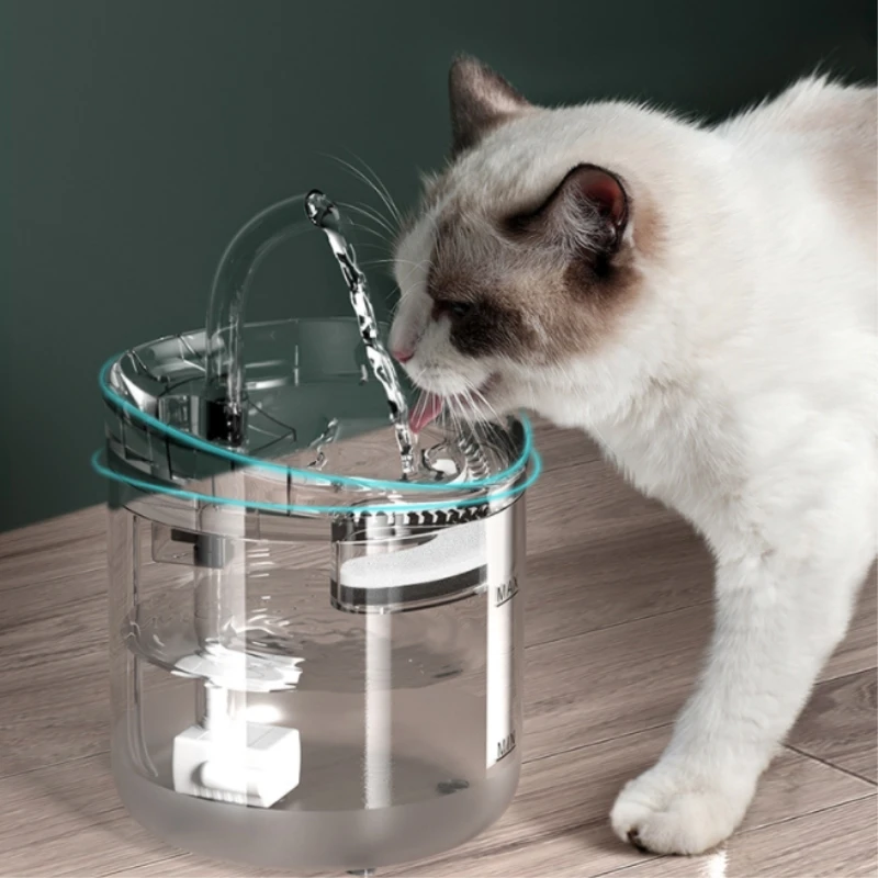 New Pet Water Dispenser Automatic Circulating Filter Cat Water Dispenser Smart Pet Water Dispenser Flowing Water for Dog Cat
New Pet Water Dispenser Automatic Circulating Filter Cat Water Dispenser Smart Pet Water Dispenser Flowing Water for Dog Cat