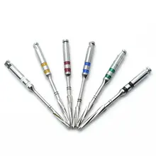6pcs/box Dental Instrument Metal Drills Reamers For Screw Post Suppliers Multiple Tapers Dental Materials Dentist Tool