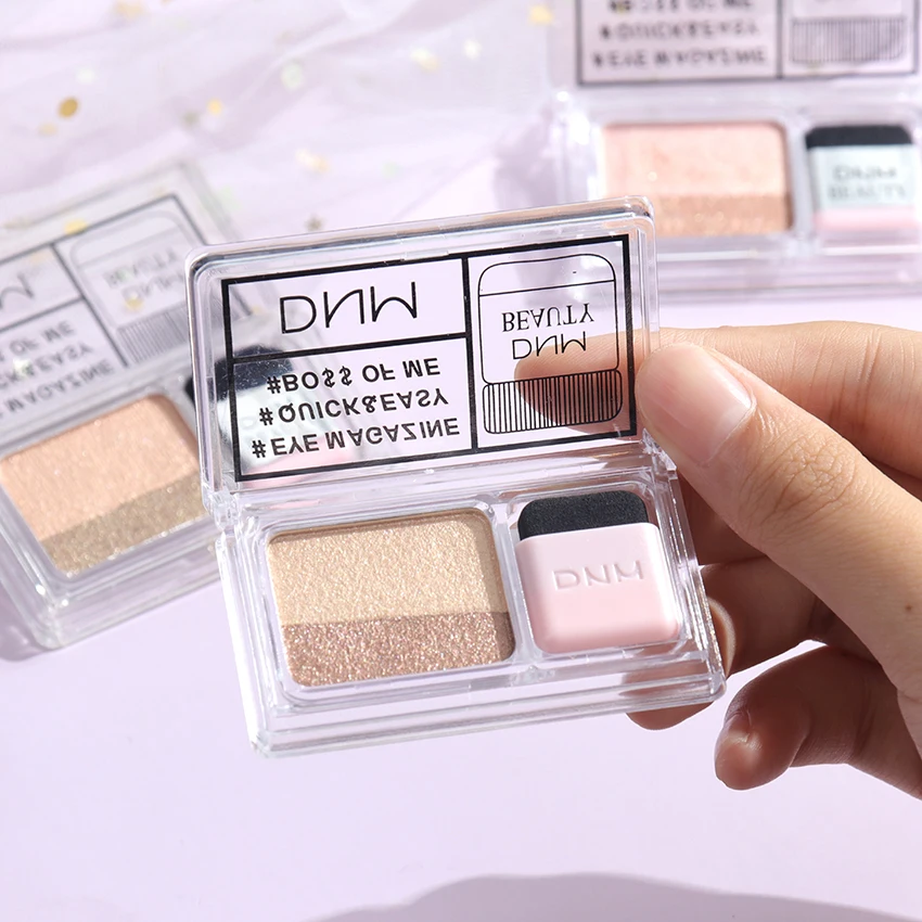 1PC Lazy Eye Shadow Palette Cosmetics Matte Shimmer Two Color Eyeshadow Stamp Palette With Brush Nude Makeup Set
1PC Lazy Eye Shadow Palette Cosmetics Matte Shimmer Two Color Eyeshadow Stamp Palette With Brush Nude Makeup Set