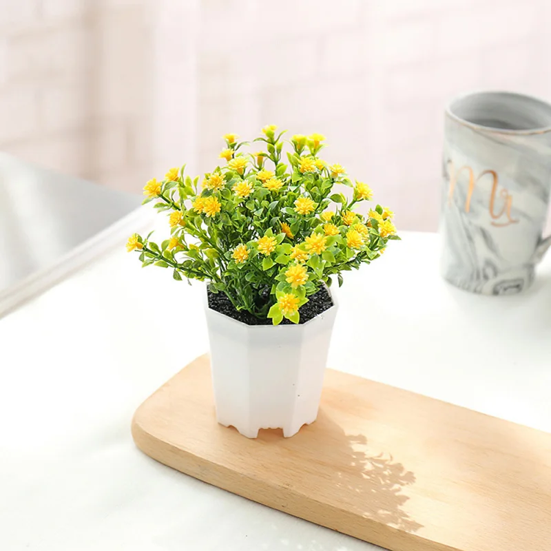 1PC Artificial Plants Plastic Flower Bonsai For Home Desk Ornaments DIY Photo Prop Decoration
1PC Artificial Plants Plastic Flower Bonsai For Home Desk Ornaments DIY Photo Prop Decoration