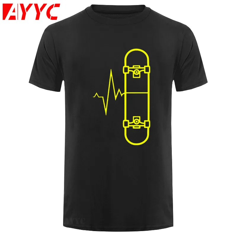 AYYC T Shirt Tshirt brand men shirt Heartbeat T Shirts Live To Skateboard T Shirt
AYYC T Shirt Tshirt brand men shirt Heartbeat T Shirts Live To Skateboard T Shirt