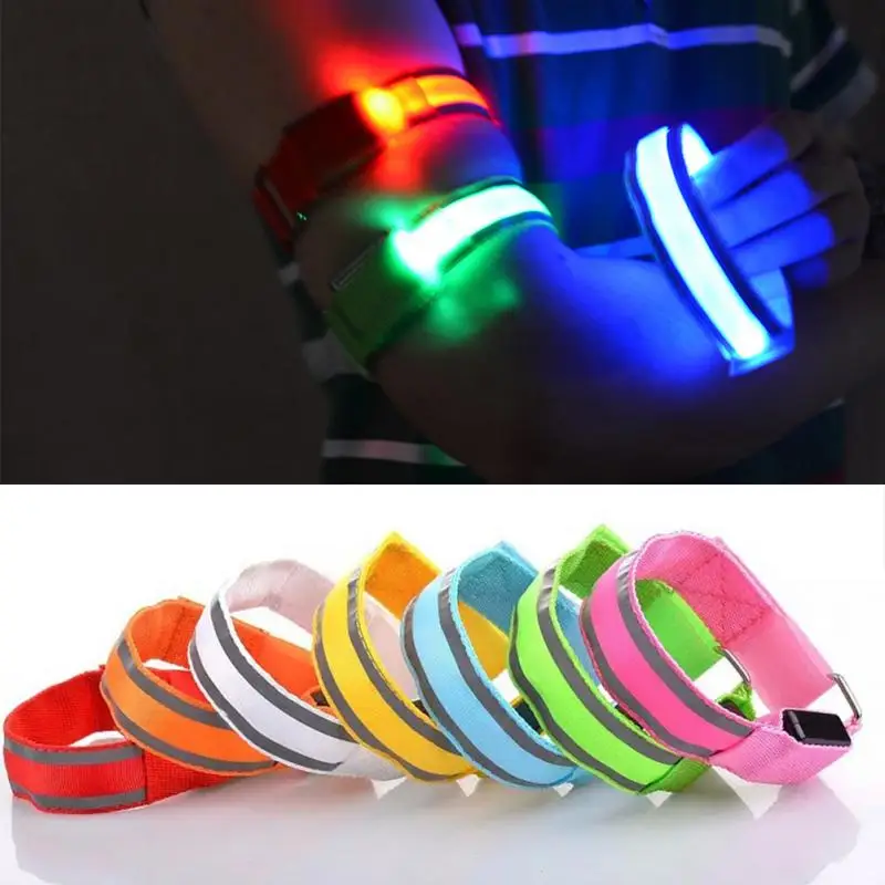 1PC LED Reflective Light Arm Armband Strap Safety Belt for Night Sports Running Cycling Hand Strap Wristband Wrist Bracelets ~
1PC LED Reflective Light Arm Armband Strap Safety Belt for Night Sports Running Cycling Hand Strap Wristband Wrist Bracelets ~