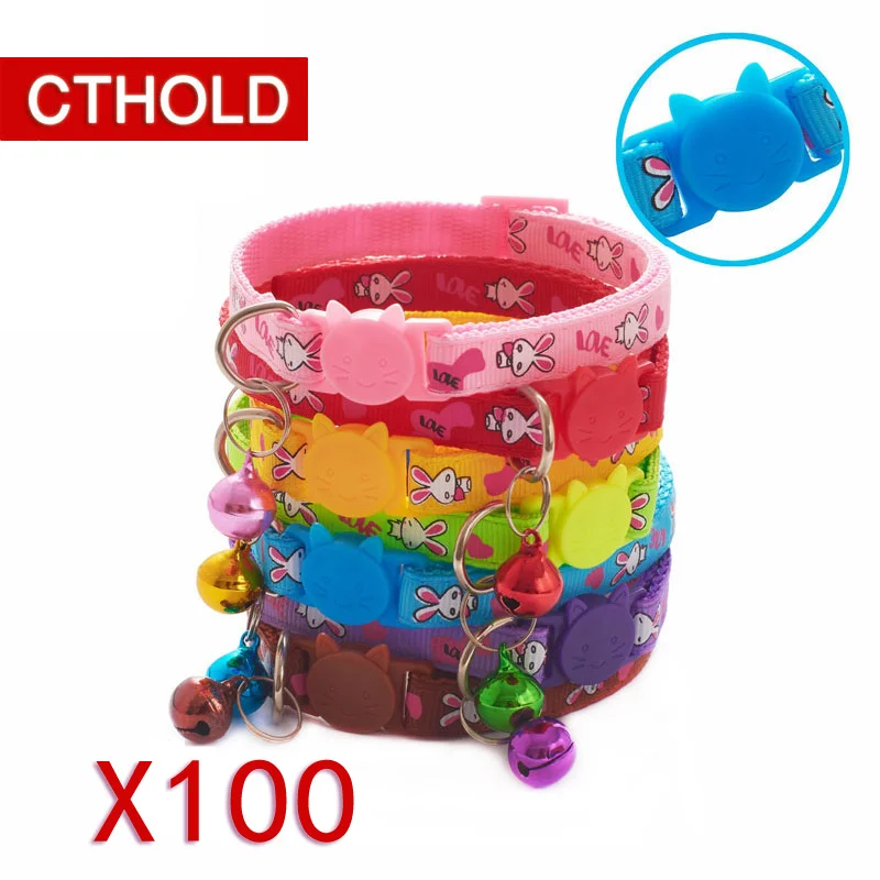 100PCS Cartoon rabbit dog Cat Collar With Bell Adjustable Buckle Collar For Cat Puppy Pet Supplies Cat id tag Accessories Pet
100PCS Cartoon rabbit dog Cat Collar With Bell Adjustable Buckle Collar For Cat Puppy Pet Supplies Cat id tag Accessories Pet