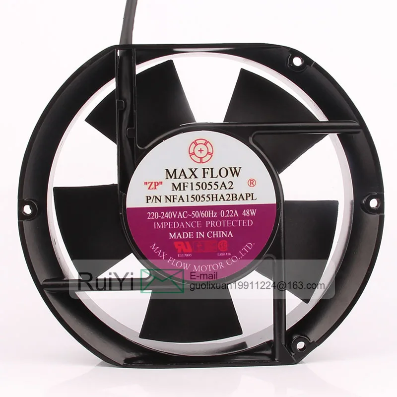 New Max Flow Fan MF MFA15055A2 A1 A3 Fan 17251 220V HA2BAPL Graphics Card Fan Double Ball Bearing Gamer Cabinet Cpu cooler
New Max Flow Fan MF MFA15055A2 A1 A3 Fan 17251 220V HA2BAPL Graphics Card Fan Double Ball Bearing Gamer Cabinet Cpu cooler