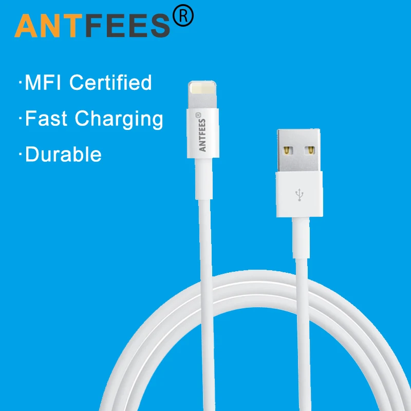 

For MFi iPhone Cable 1M 3M 8 Pin 2.4A Fast Charging Data Sync USB Cable Cords For iPhone 5 5S 6 6S Plus 7 8 Plus iPad iPod iOS