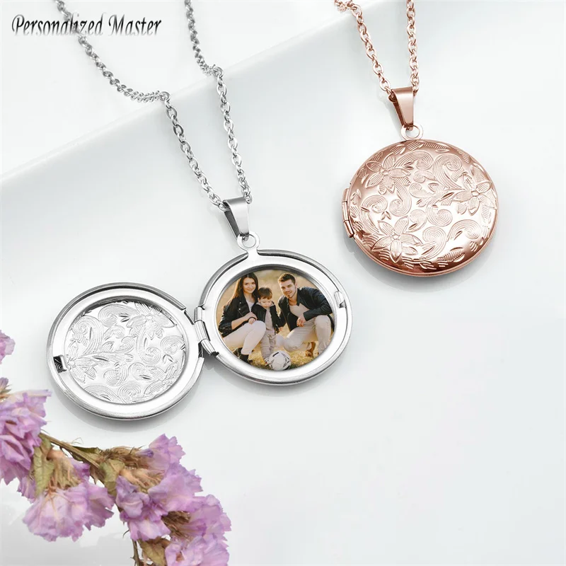 Personalized Master Customized Name Birth Date Openable Retro Round Flower Frame Photo Box Pendant Necklace DIY Birthday Gift
Personalized Master Customized Name Birth Date Openable Retro Round Flower Frame Photo Box Pendant Necklace DIY Birthday Gift