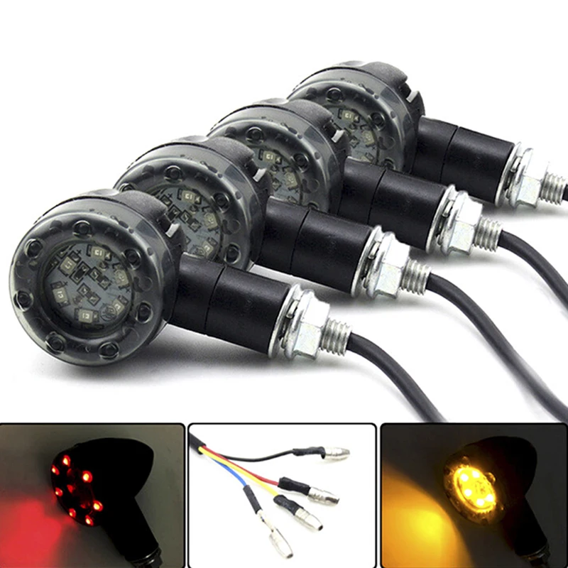 12V 1x Motorcycle Turn Signal Lamp Motorcycle Led Amber + Red Turn Signal Lamp Flashing Indicator Bulb 7.5 * 6 * 3.5cm
12V 1x Motorcycle Turn Signal Lamp Motorcycle Led Amber + Red Turn Signal Lamp Flashing Indicator Bulb 7.5 * 6 * 3.5cm