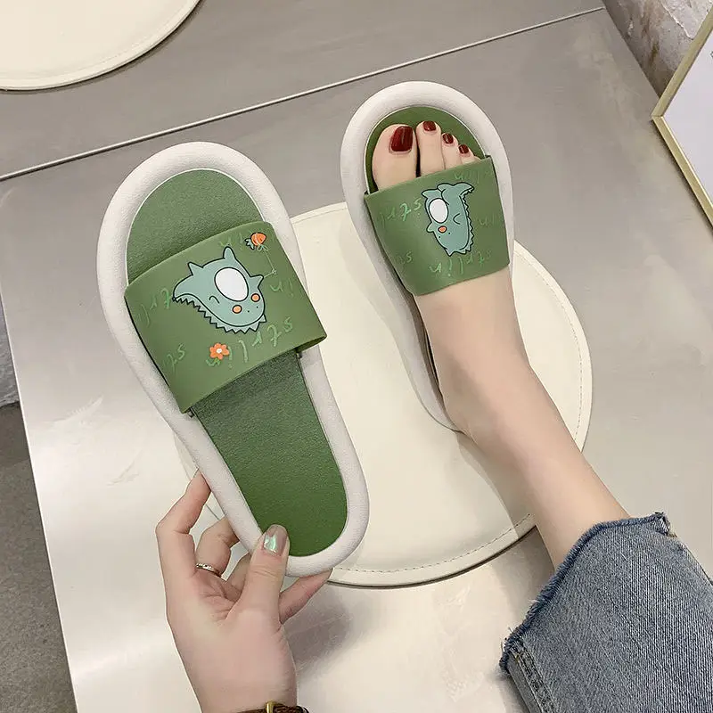 Fashion Women Slippers Ladies Indoor Slippers Female Summer Cute dinosaur Non-slip Soft Bottom Slippers Women Slides
Fashion Women Slippers Ladies Indoor Slippers Female Summer Cute dinosaur Non-slip Soft Bottom Slippers Women Slides