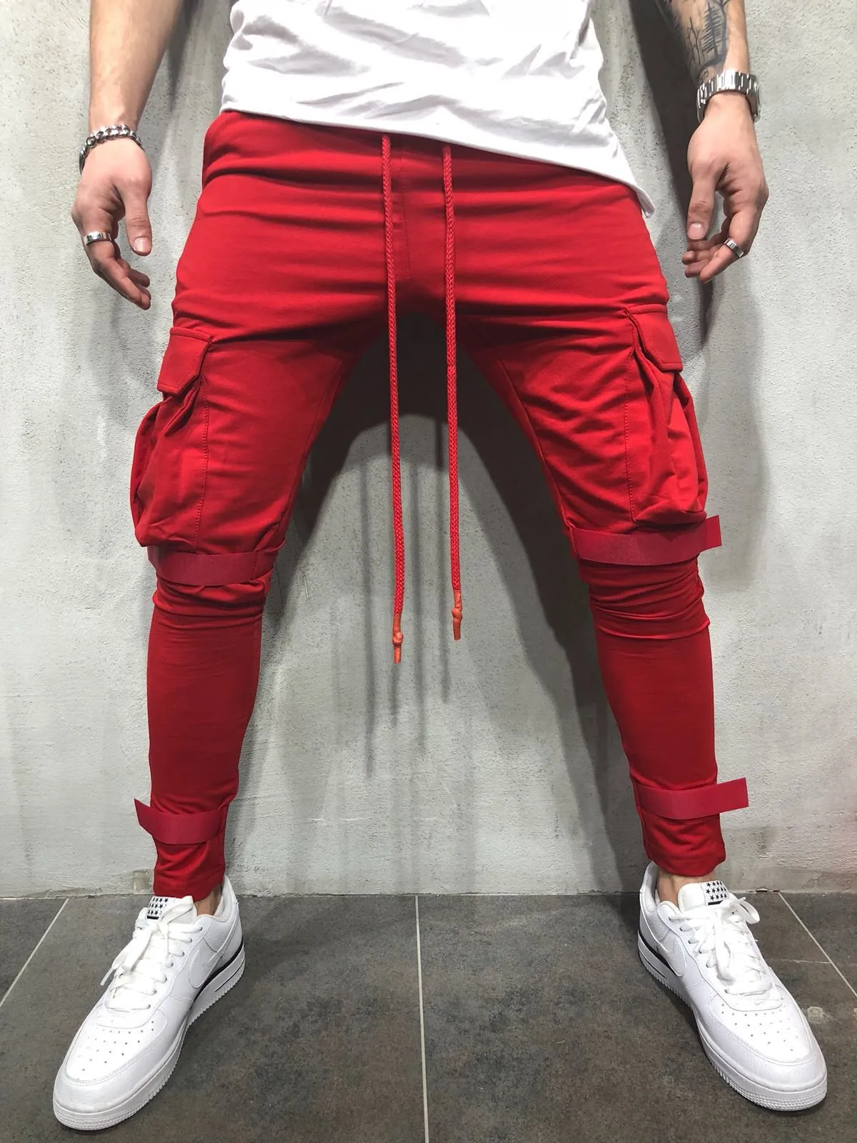 Men running jogging pants spring autumn new drawstring stretch slim fitness training sports casual trousers male pencil pants
Men running jogging pants spring autumn new drawstring stretch slim fitness training sports casual trousers male pencil pants
