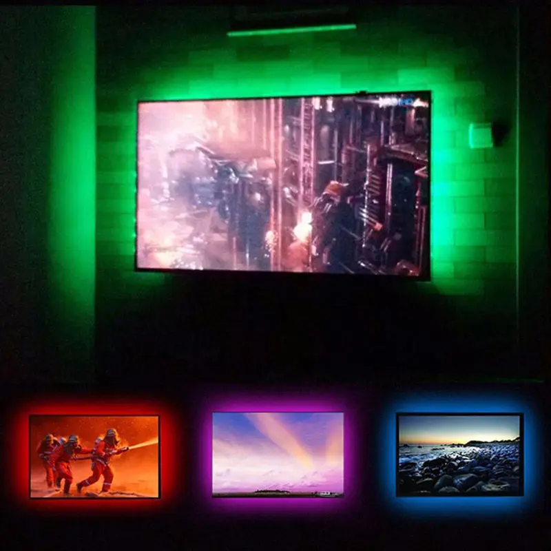 5050 USB Mood Light RGB Multi Color LED Strip Light TV Backlight 24 Keys Remote Control TWEL889
5050 USB Mood Light RGB Multi Color LED Strip Light TV Backlight 24 Keys Remote Control TWEL889