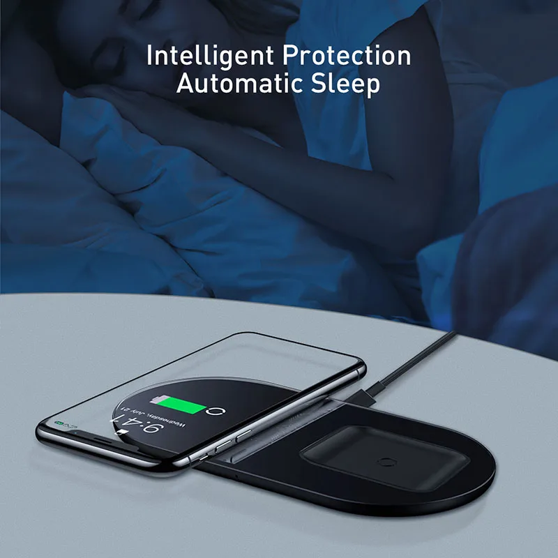 Baseus Qi Wireless Charger For Airpods Pro iPhone 12 11 Pro X XS XR 15W Dual Wireless Charging Pad For Samsung S10 S9 Office Use
Baseus Qi Wireless Charger For Airpods Pro iPhone 12 11 Pro X XS XR 15W Dual Wireless Charging Pad For Samsung S10 S9 Office Use