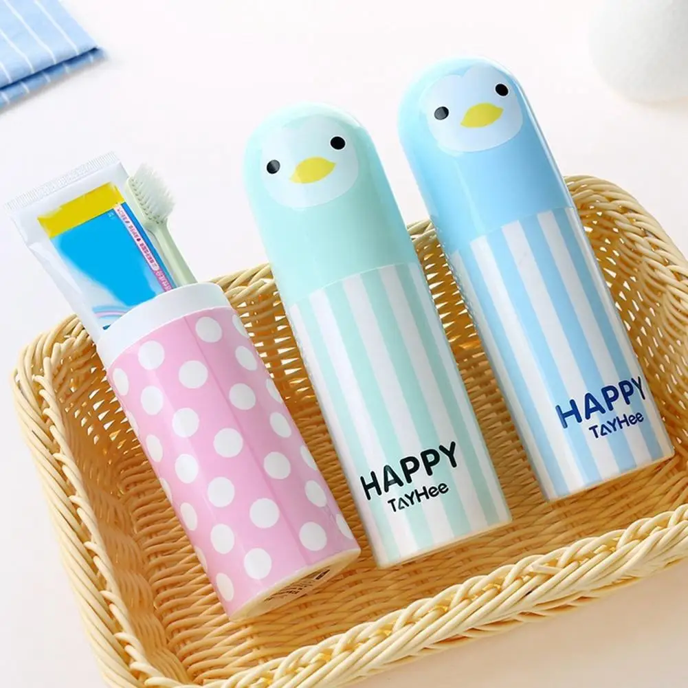 Hot Portable Travel Dustproof Toothbrush Toothpaste Durable Holder Boxs Lovely Duck Pattern Cup Storage Box With lid
Hot Portable Travel Dustproof Toothbrush Toothpaste Durable Holder Boxs Lovely Duck Pattern Cup Storage Box With lid