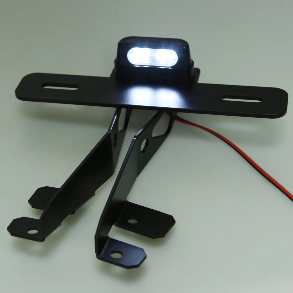 License Plate Holder Bracket LED for Yamaha R3 R25 YZF R1 YZF R6 T-MAX500
License Plate Holder Bracket LED for Yamaha R3 R25 YZF R1 YZF R6 T-MAX500