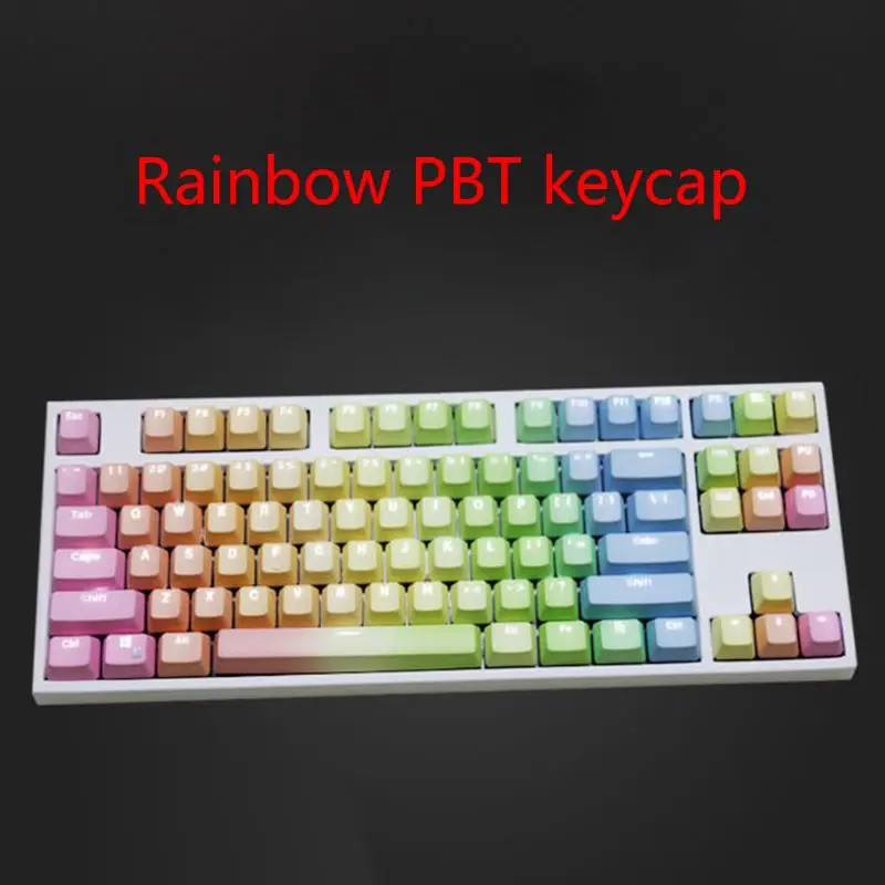 PBT Keycaps 87 104 108 Transparent Lettering Keys Double Shot Injection Backli Key Cap for Mechanical Keyboard 1 Set Replaceable
PBT Keycaps 87 104 108 Transparent Lettering Keys Double Shot Injection Backli Key Cap for Mechanical Keyboard 1 Set Replaceable