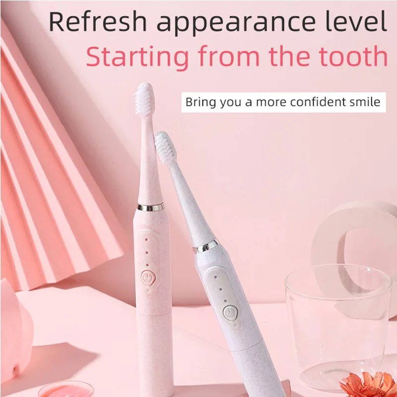 Electric Toothbrush Couple Ultrasonic Adult Non-Rechargeable Soft Hair Automatic Waterproof 2 Brush Head Travel Set
Electric Toothbrush Couple Ultrasonic Adult Non-Rechargeable Soft Hair Automatic Waterproof 2 Brush Head Travel Set