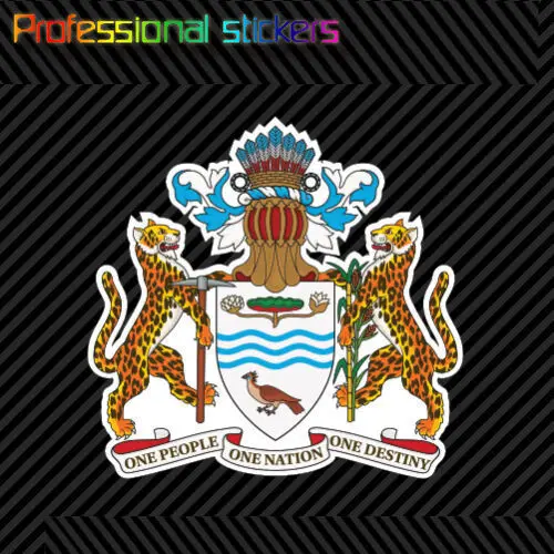 Guyanese Coat of Arms Sticker Decal Self Adhesive Vinyl Guyana Flag GUY GY Stickers for Cars, Bicycles, Laptops, Motos
Guyanese Coat of Arms Sticker Decal Self Adhesive Vinyl Guyana Flag GUY GY Stickers for Cars, Bicycles, Laptops, Motos