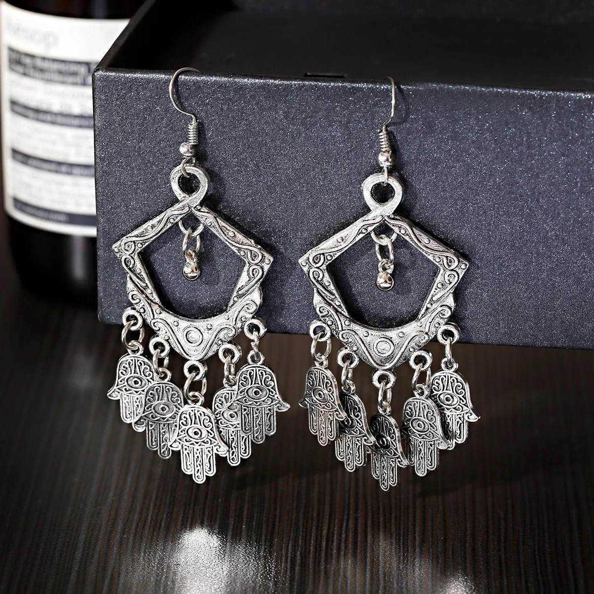 Pendientes Originales Fatima Hamsa Hand Ear Rings For Girl Tassel Ethnic Earrings For Women Indian Unusual Kolczyki Dangle Gifts
Pendientes Originales Fatima Hamsa Hand Ear Rings For Girl Tassel Ethnic Earrings For Women Indian Unusual Kolczyki Dangle Gifts