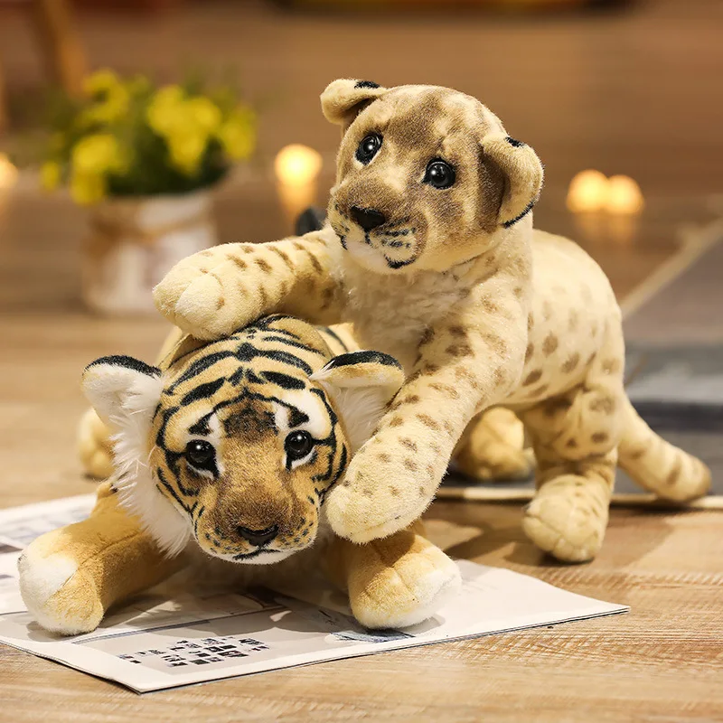 39/48/58cm Lovely Lion Tiger Leopard Plush Toys Cute Simulation Dolls Stuffed Soft Real Like Animal Toys Child Kids Decor Gift
39/48/58cm Lovely Lion Tiger Leopard Plush Toys Cute Simulation Dolls Stuffed Soft Real Like Animal Toys Child Kids Decor Gift