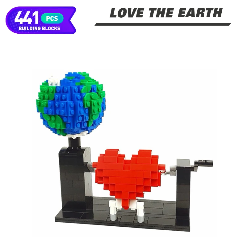 Moc Creativity Love Earth Love Robot Decoration Decoration Model Building Block Ideas Children's Toys Boy Toy Birthday Gift
Moc Creativity Love Earth Love Robot Decoration Decoration Model Building Block Ideas Children's Toys Boy Toy Birthday Gift