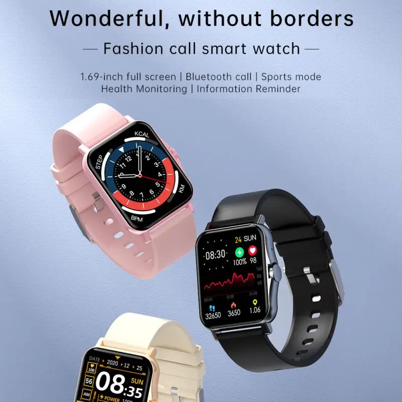 Smart Bracelet Wristband Bluetooth Call 1.69 IPS Heart Rate Blood Pressure Monitor Sport Watches Alarm Reminder Smartwatches
Smart Bracelet Wristband Bluetooth Call 1.69 IPS Heart Rate Blood Pressure Monitor Sport Watches Alarm Reminder Smartwatches