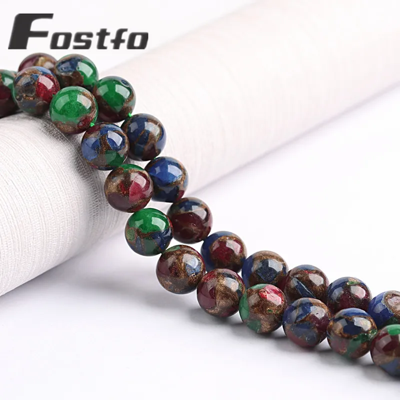 Natural Stone Colorful Beads Round Loose Spacer Beads For Jewelry Making 15'' 6/8/10mm DIY Bracelets Material
Natural Stone Colorful Beads Round Loose Spacer Beads For Jewelry Making 15'' 6/8/10mm DIY Bracelets Material