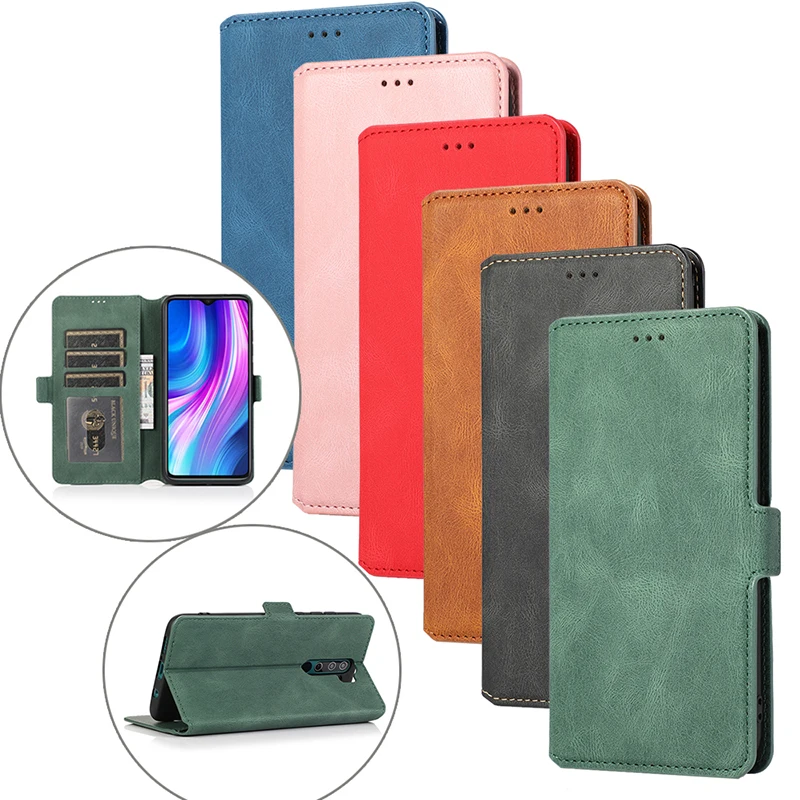 

Leather Case For Xiaomi 10 9 9T CC9 Note10 Lite Redmi 10X 8A 7A 6A Note 9 9S 8T 8 7 6 5 4 4X K20 K30 Pro Max Cover Card Coque