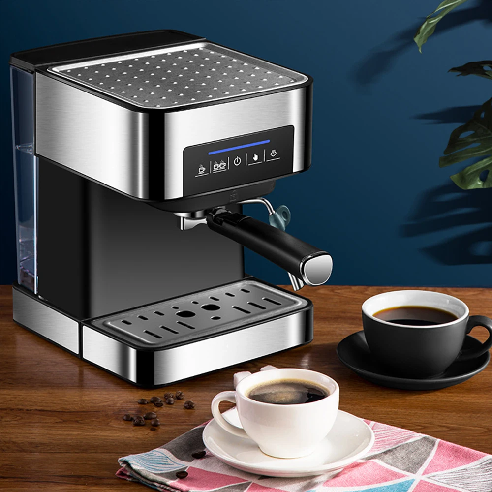 EU Plug/ Professional 20Bar Espresso Coffee Machine for Latte Cappuccino Fully Automatic Coffee Maker with Milk Frother Wand
EU Plug/ Professional 20Bar Espresso Coffee Machine for Latte Cappuccino Fully Automatic Coffee Maker with Milk Frother Wand