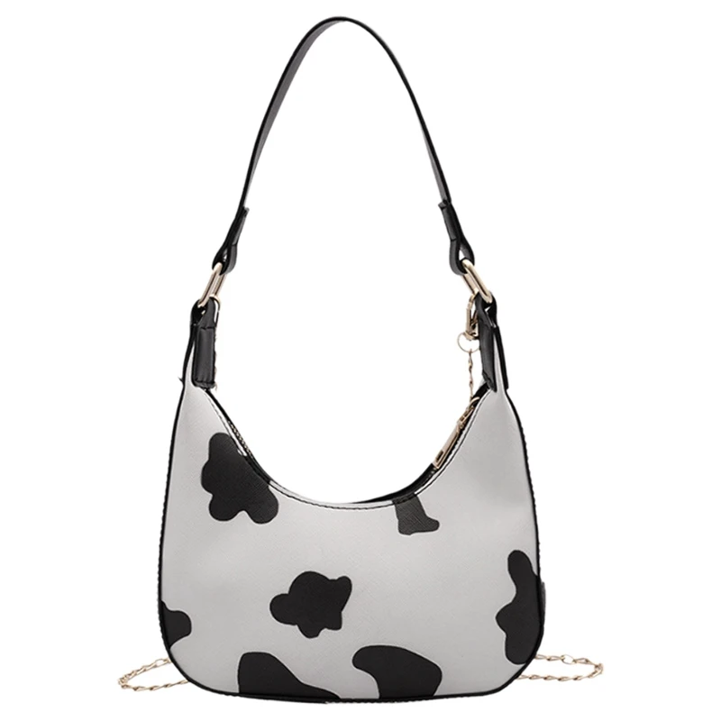 Cow Pattern Women's Shoulder Bag Fashion Retro Chain Messenger Bag Moon Bag Cute Mini Portable Casual Bag
Cow Pattern Women's Shoulder Bag Fashion Retro Chain Messenger Bag Moon Bag Cute Mini Portable Casual Bag