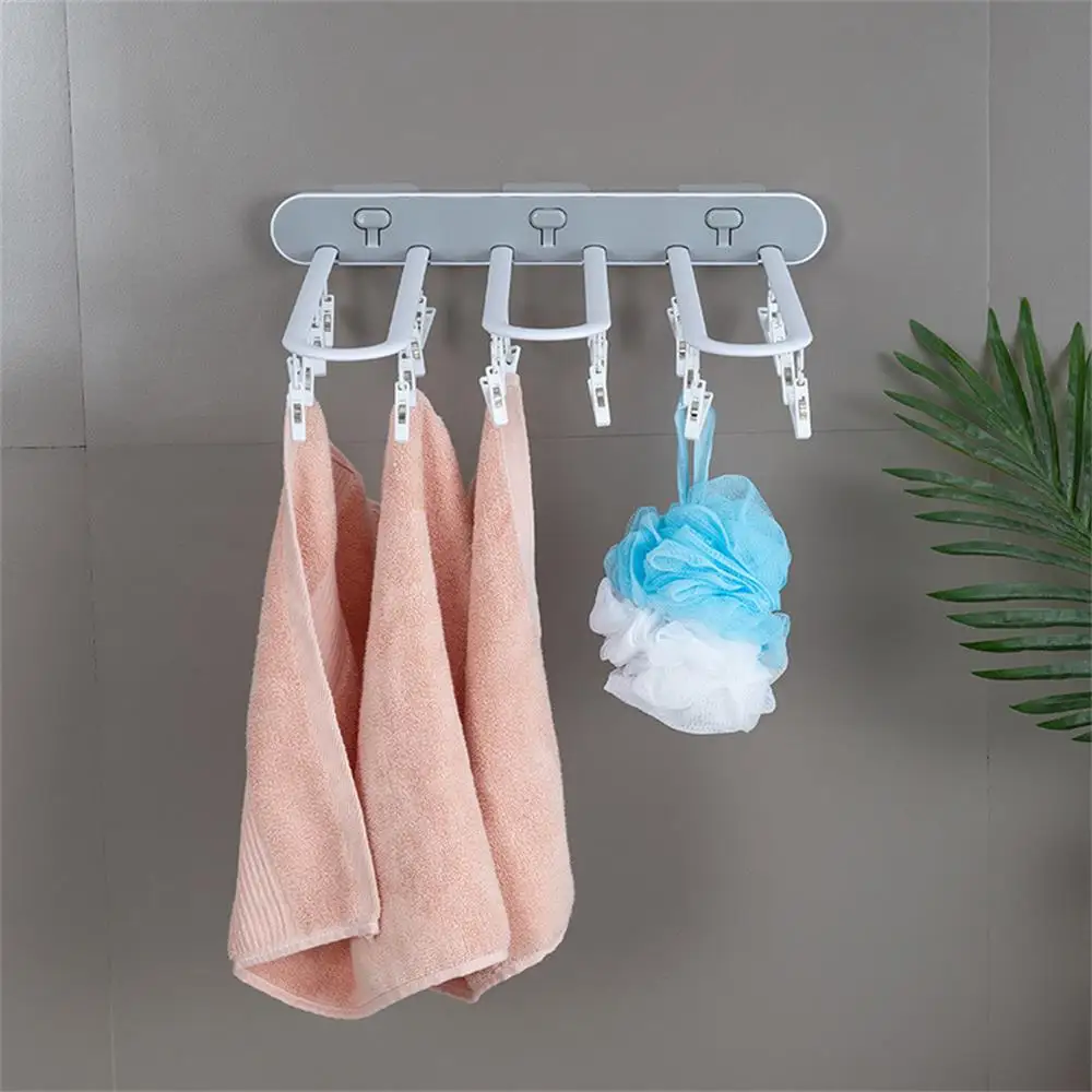 Clothes Drying Rack Clip Press Fold Socks To Dry The Storage Rack Wall-Mounted Drying Rack Household Plastic Windproof Panties
Clothes Drying Rack Clip Press Fold Socks To Dry The Storage Rack Wall-Mounted Drying Rack Household Plastic Windproof Panties