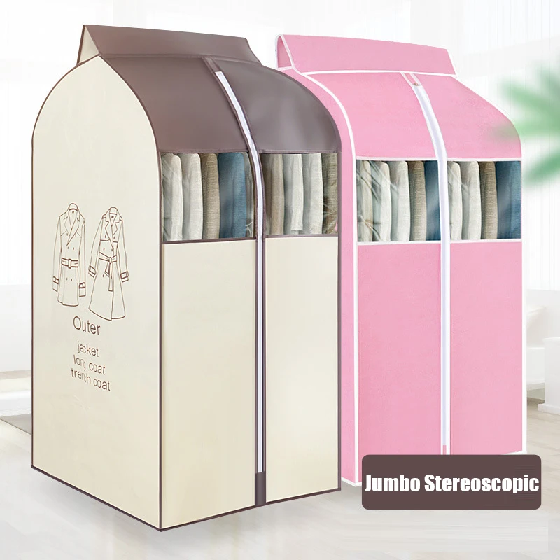 Jumbo Clothes Cover with zipper Stereoscopic Waterproof Dustproof Garment Covers for Outer Panding Dress Coat Cloth Big Cover
Jumbo Clothes Cover with zipper Stereoscopic Waterproof Dustproof Garment Covers for Outer Panding Dress Coat Cloth Big Cover