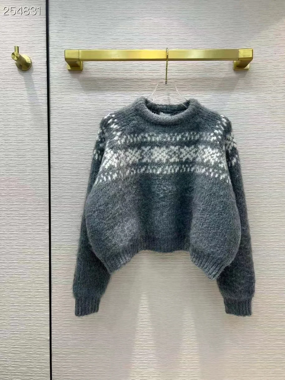 Fyion High Quality Runway Design Sweater Women 2022 Spring Knitted Femme Jacquard Pullover Sweater
Fyion High Quality Runway Design Sweater Women 2022 Spring Knitted Femme Jacquard Pullover Sweater