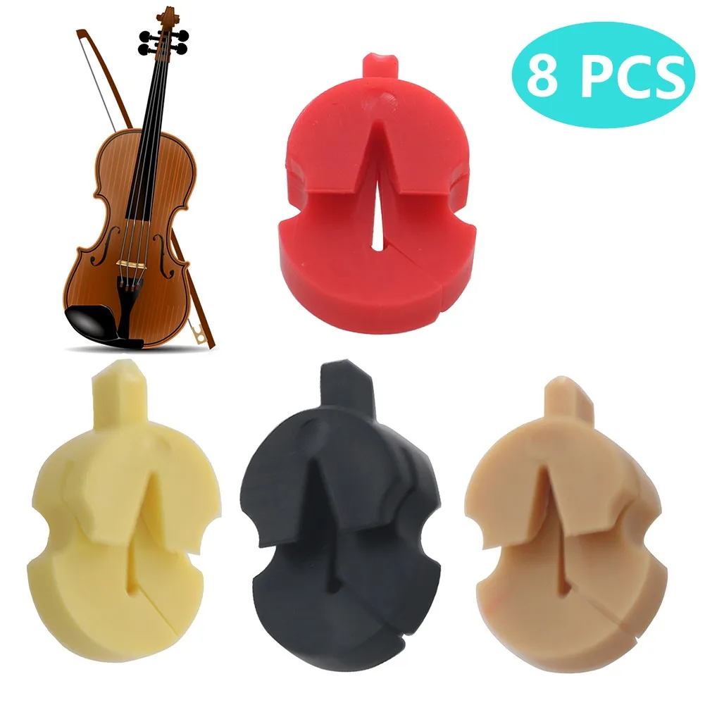 8Pcs Acoustic Rubber Violin Mute Fiddle Silencer For Violin Sourdine Tools Round Rubber Violin Mute Fiddle Silencer
8Pcs Acoustic Rubber Violin Mute Fiddle Silencer For Violin Sourdine Tools Round Rubber Violin Mute Fiddle Silencer