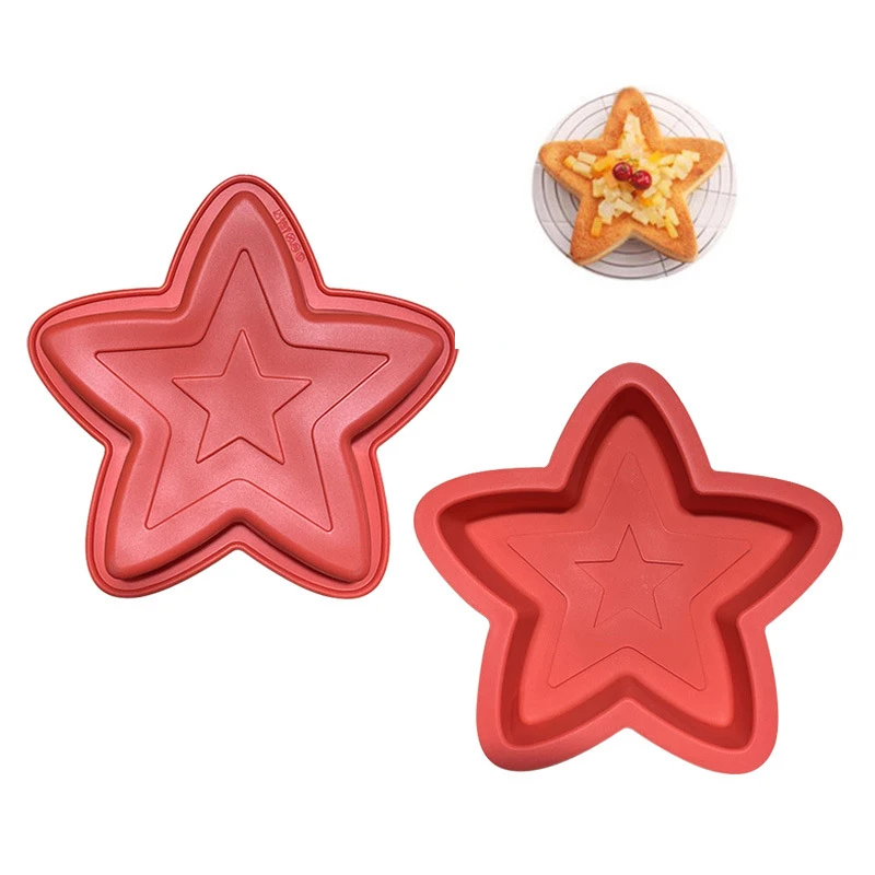3D Star Shape Silicone Mold Cake Decorating Tools Cupcake Silicone Mold Chocolate Soap DIY Mold Decor Muffin Pan Baking Stencil
3D Star Shape Silicone Mold Cake Decorating Tools Cupcake Silicone Mold Chocolate Soap DIY Mold Decor Muffin Pan Baking Stencil