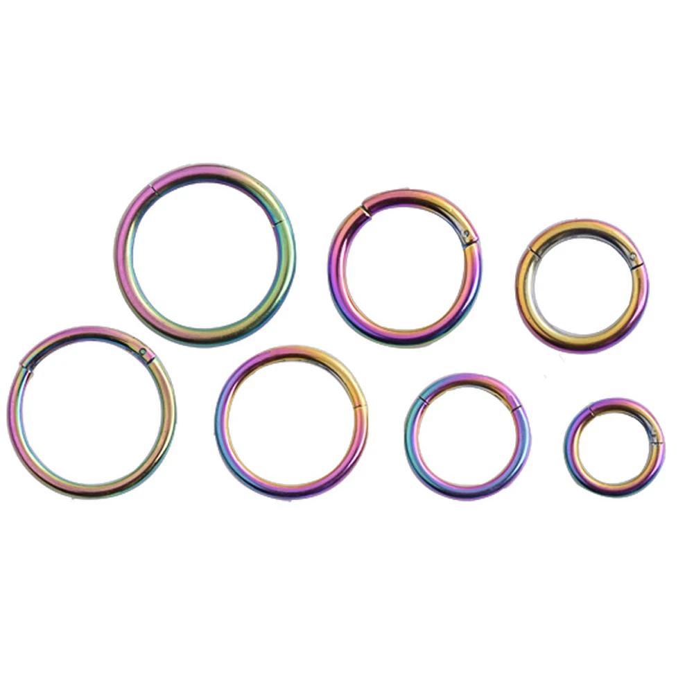 Hinged Septum Clicker Segment Nose Ring Lip Ear Cartilage Ear Helix Body Piercing Jewelry Surgical Steel Ring Hoop Punk Ring
Hinged Septum Clicker Segment Nose Ring Lip Ear Cartilage Ear Helix Body Piercing Jewelry Surgical Steel Ring Hoop Punk Ring