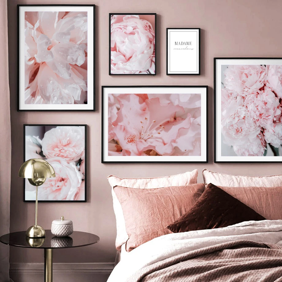 Fashion Poster Pink Wall Art Peony Flower Canvas Painting Scandinavian Print Modern Bedroom Decor Wall Pictures for Living Room
Fashion Poster Pink Wall Art Peony Flower Canvas Painting Scandinavian Print Modern Bedroom Decor Wall Pictures for Living Room